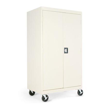 Alera Mobile Storage Cabinet, 36"x24"x66", Putty ALE36680